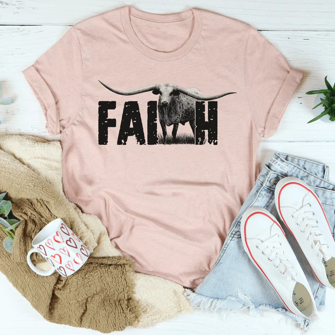 Faith Western Tee - WonderingCloth