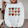 Fall Hearts Sweatshirt - WonderingCloth