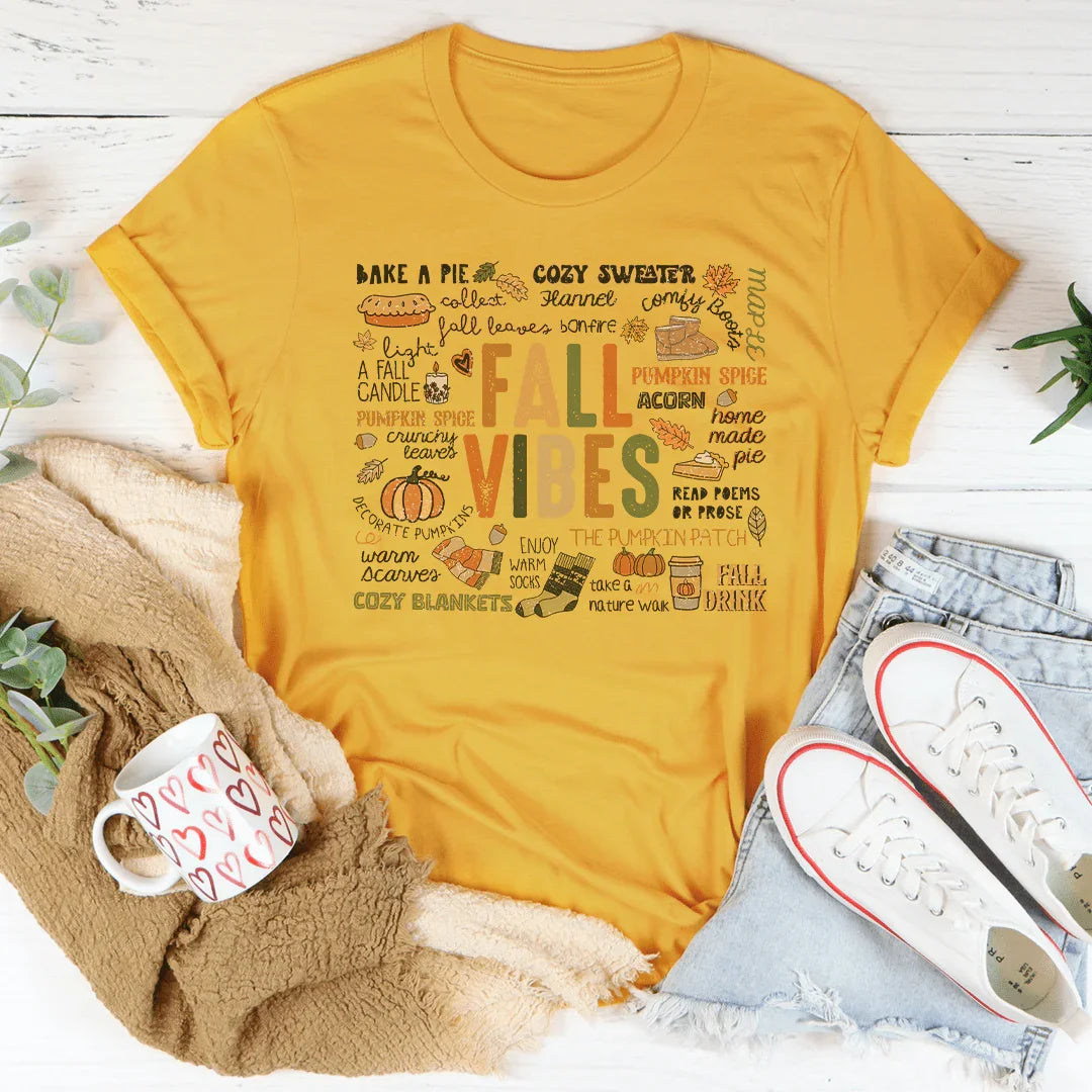 Fall Vibes Tee - WonderingCloth