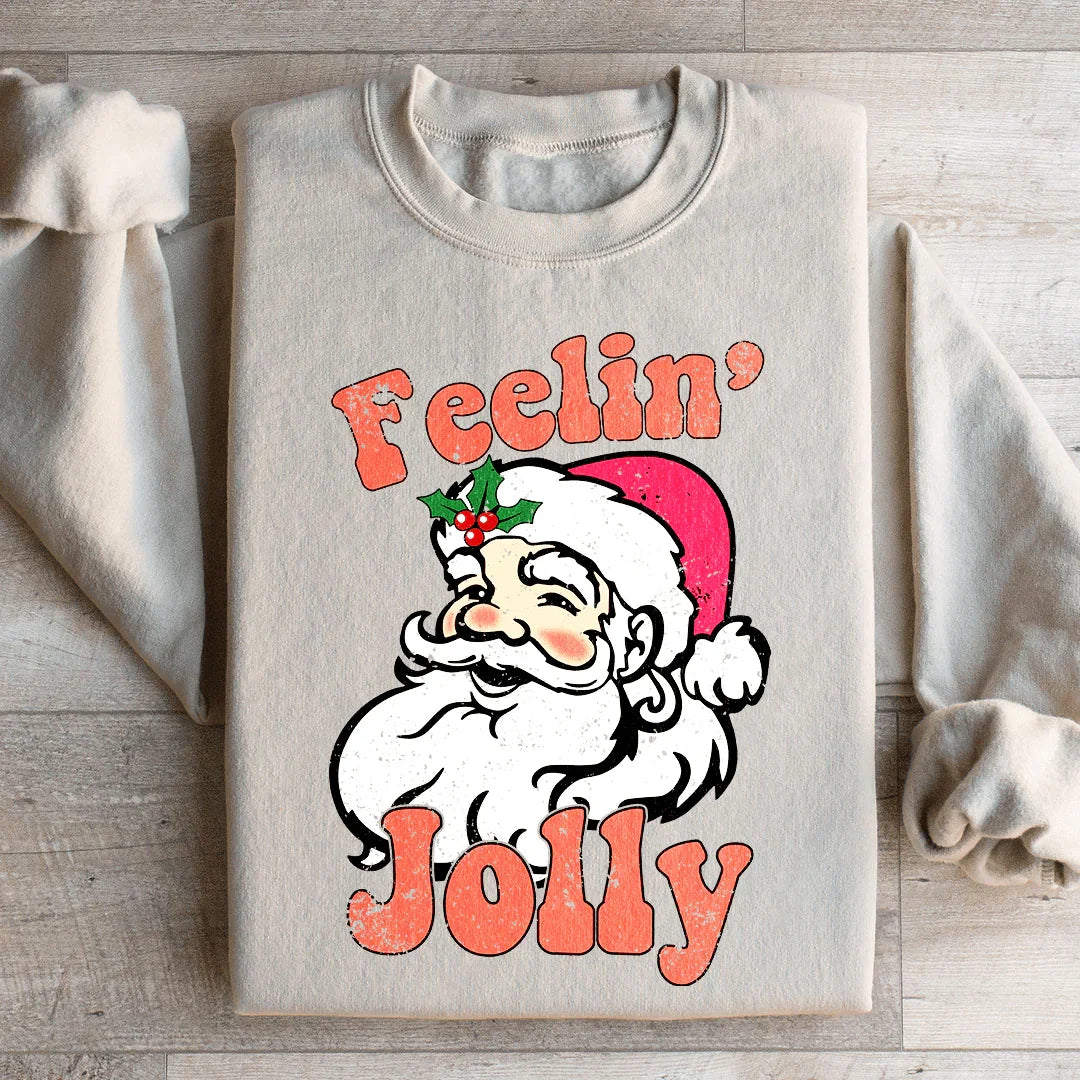 Feelin Jolly Sweatshirt - WonderingCloth