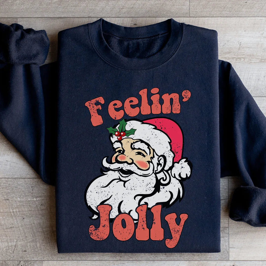 Feelin Jolly Sweatshirt - WonderingCloth