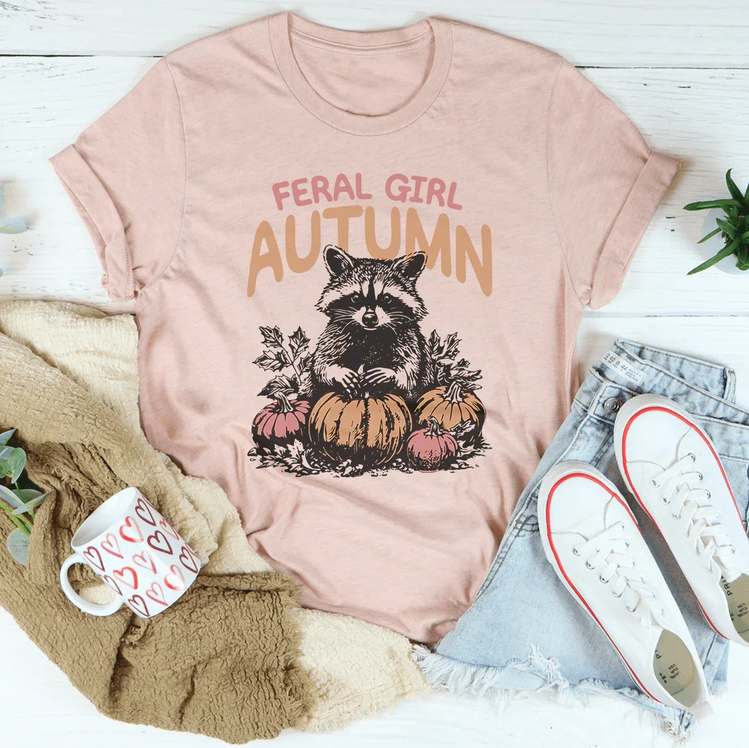Feral Girl Autumn Tee - WonderingCloth