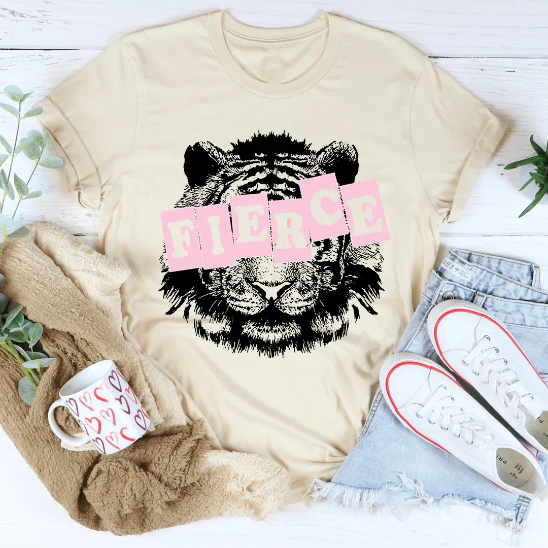 Fierce Tiger Tee - WonderingCloth