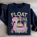 Float Drink Tan Repeat Sweatshirt - WonderingCloth