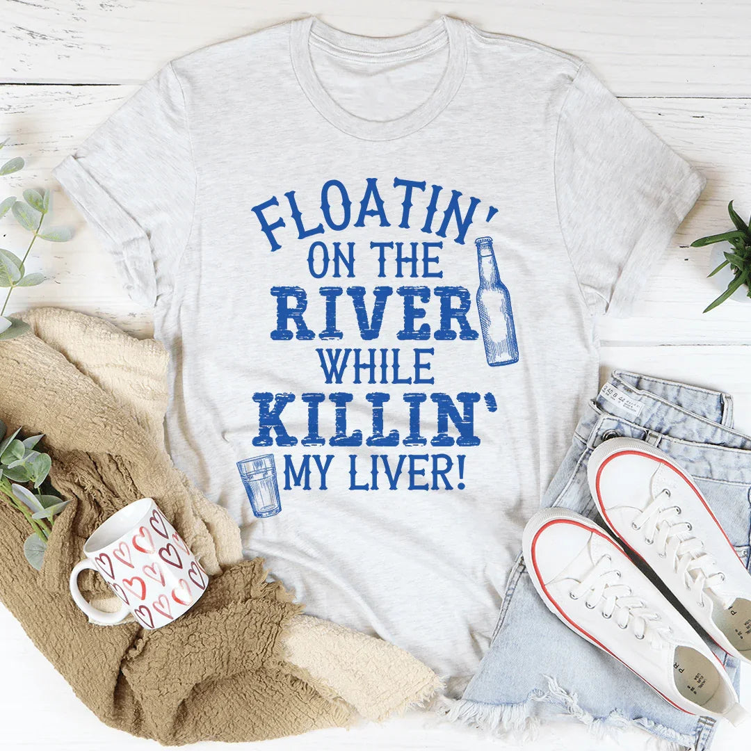 Floatin' On The River Tee - WonderingCloth