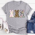 Floral Easter Bunnies Tee - WonderingCloth