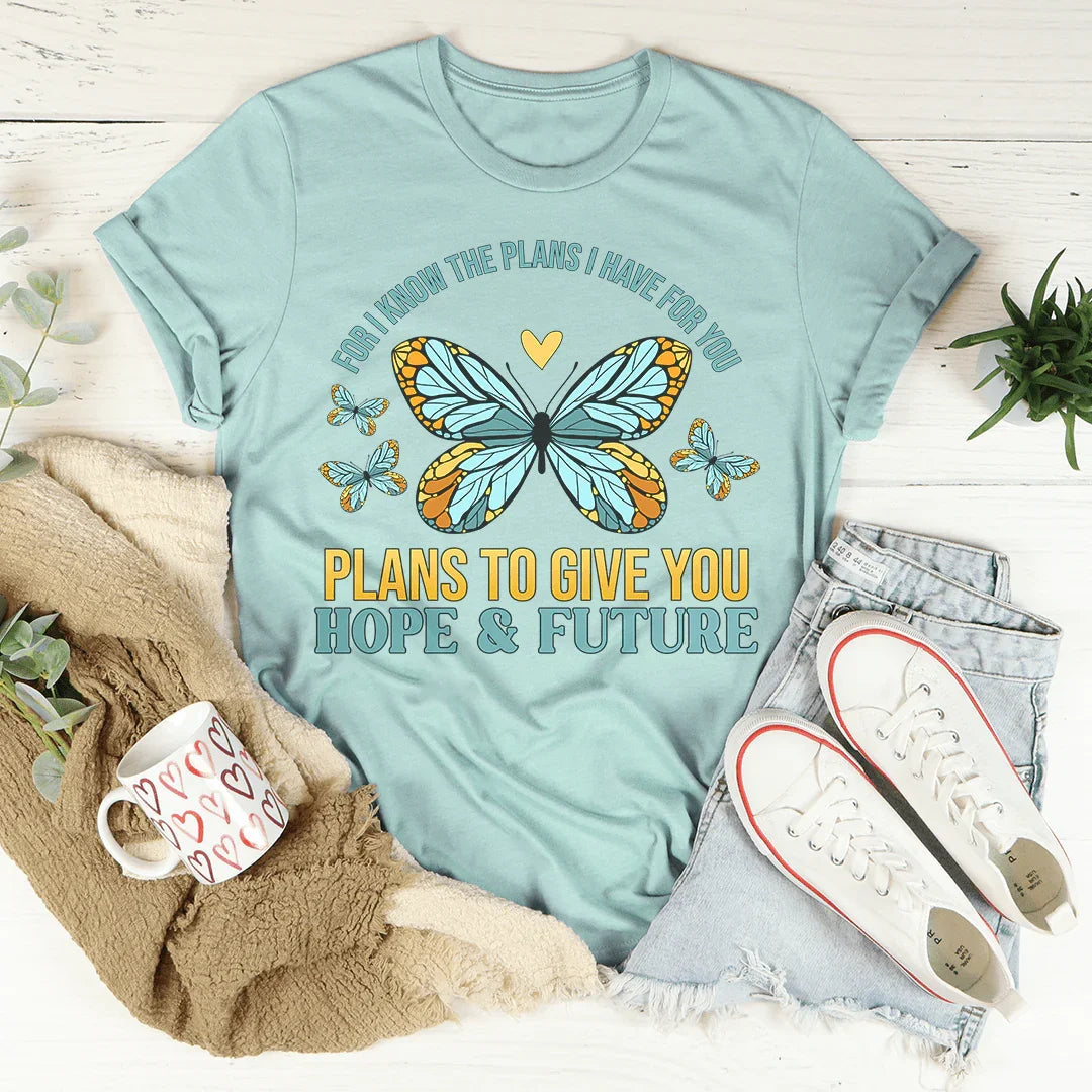 For I Know The Plans I Have For You Tee - WonderingCloth