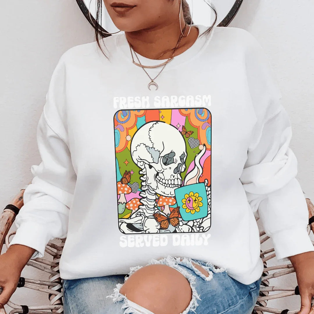 Fresh Sarcasm Sweatshirt - WonderingCloth