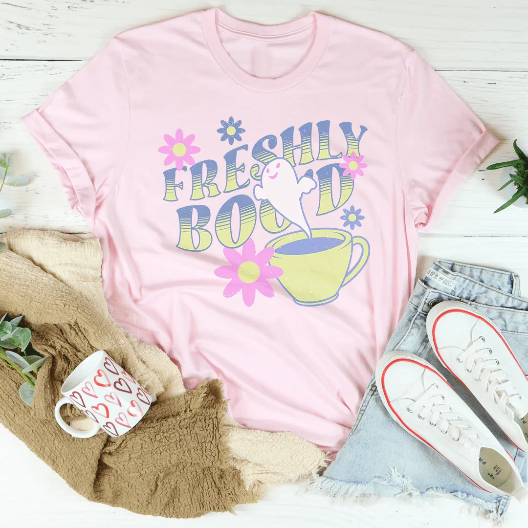 Freshly Boo'd Coffee Tee - WonderingCloth