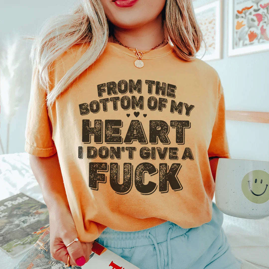 From The Bottom Of My Heart Tee - WonderingCloth