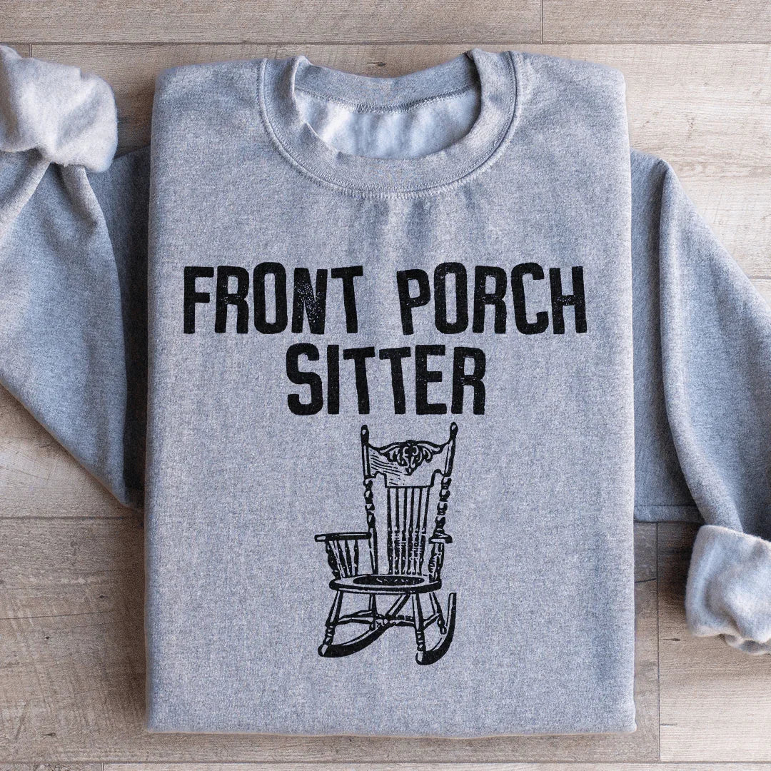 Front Porch Sitter Sweatshirt - WonderingCloth