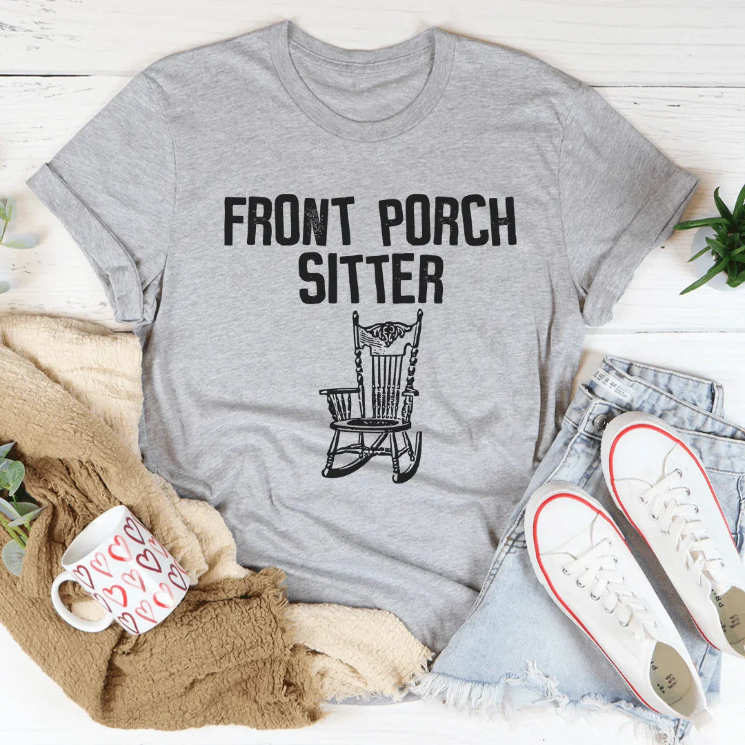 Front Porch Sitter Tee - WonderingCloth