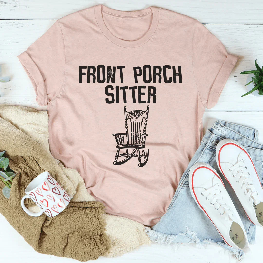 Front Porch Sitter Tee - WonderingCloth