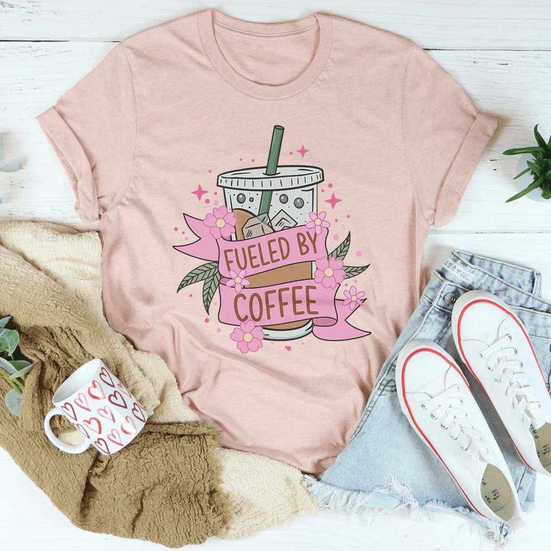 Fueled By Coffee Tee - WonderingCloth