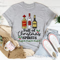 Full Of Christmas Spirits Tee - WonderingCloth