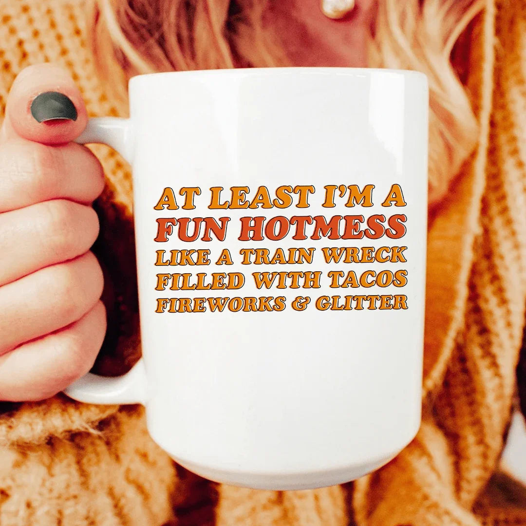 Fun Hotmess Ceramic Mug 15 oz - WonderingCloth