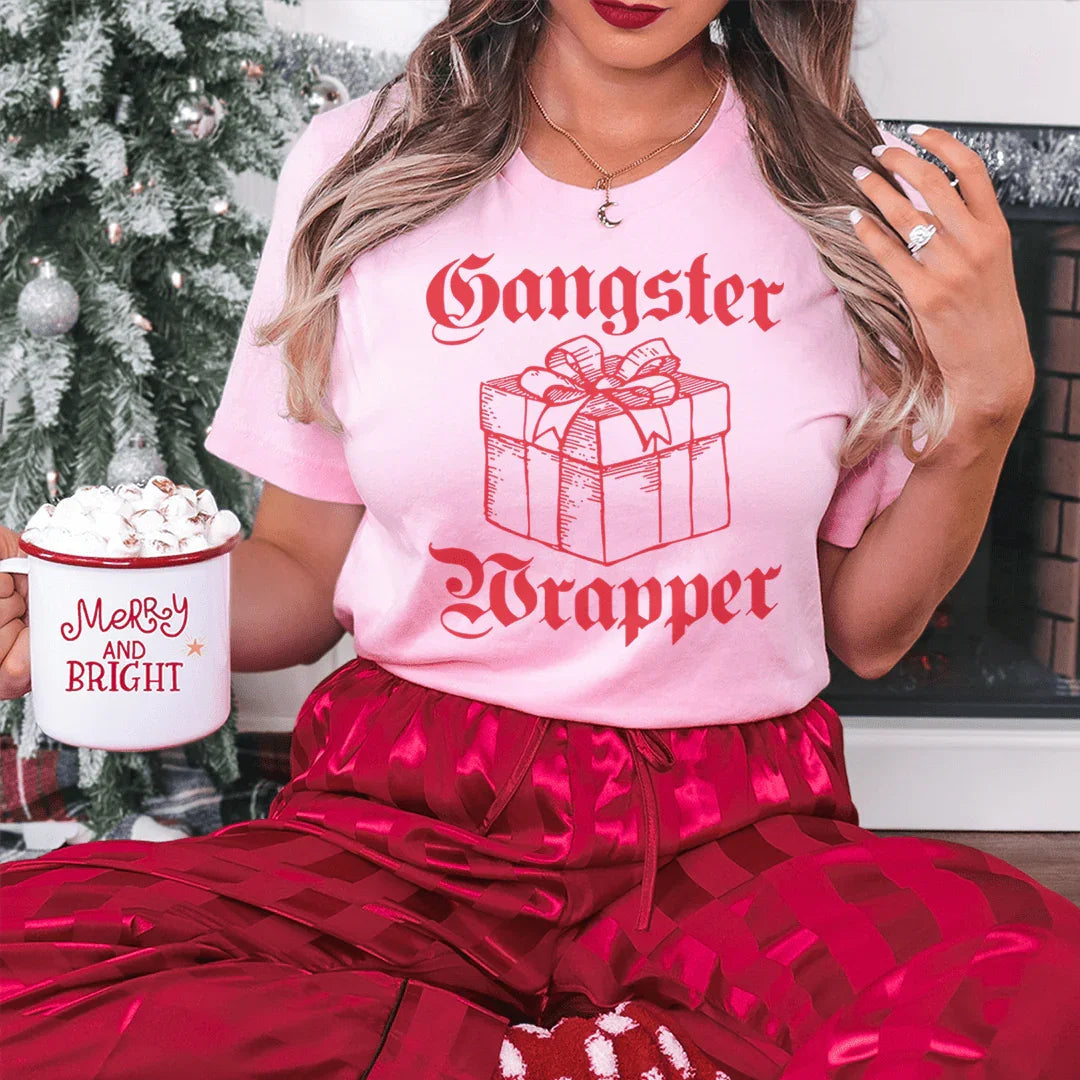 Gangster Wrapper Tee - WonderingCloth