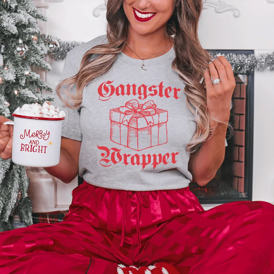 Gangster Wrapper Tee - WonderingCloth
