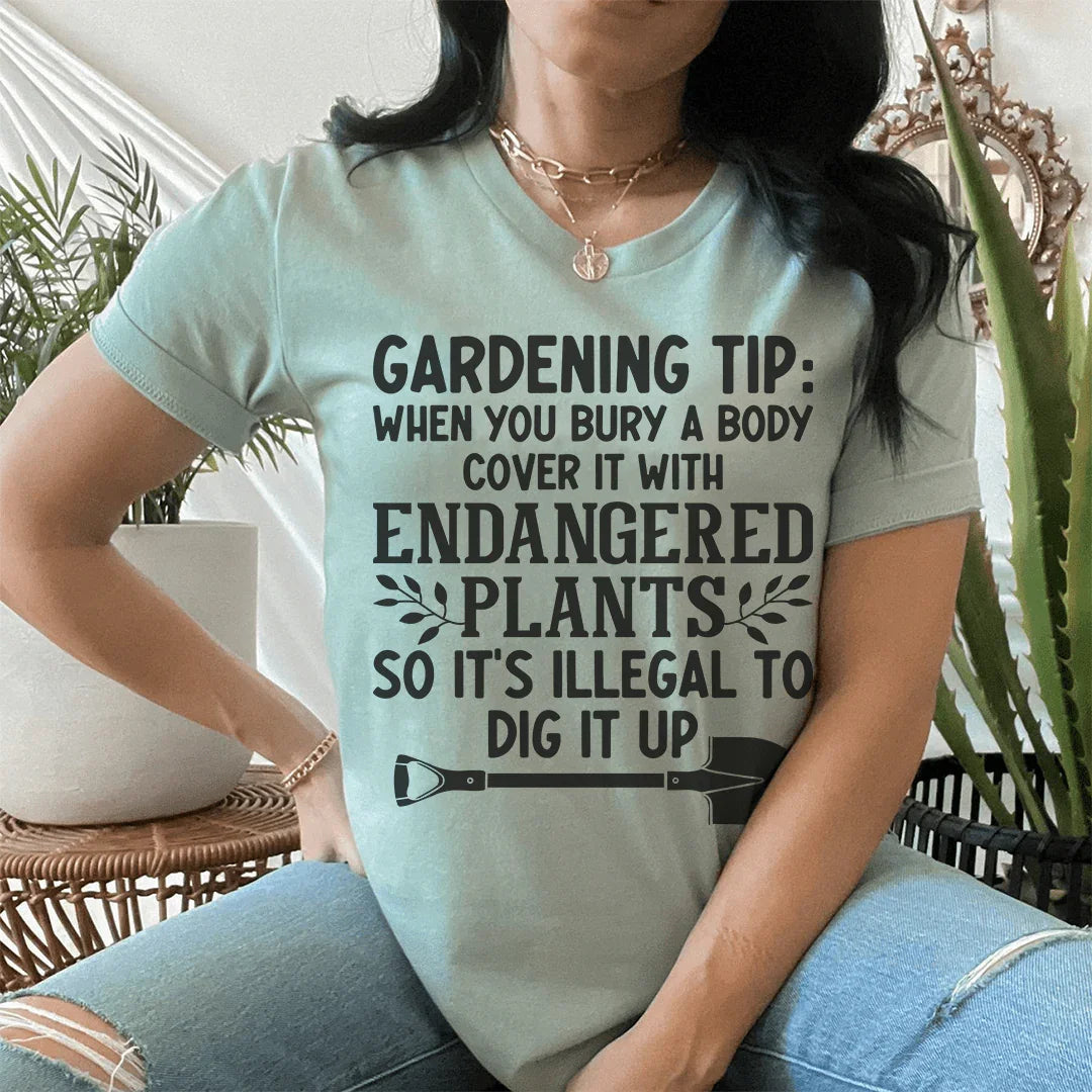 Gardening Tip Tee - WonderingCloth