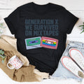 Generation X We Survived On Mixtapes Tee - WonderingCloth