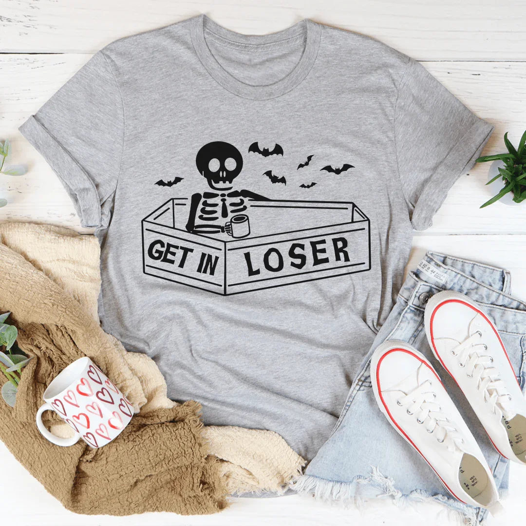Get In Loser Halloween Tee - WonderingCloth