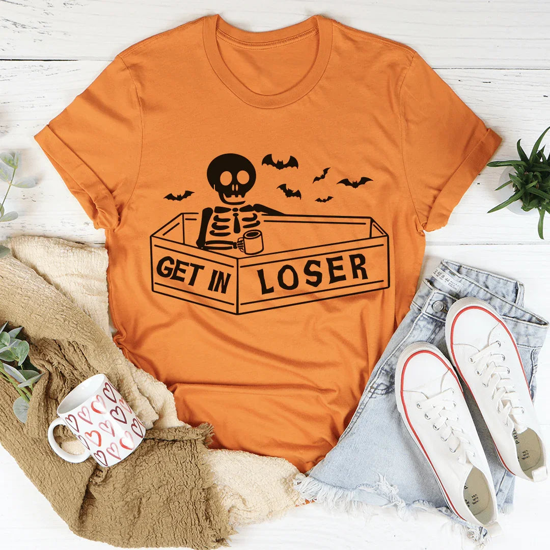 Get In Loser Halloween Tee - WonderingCloth