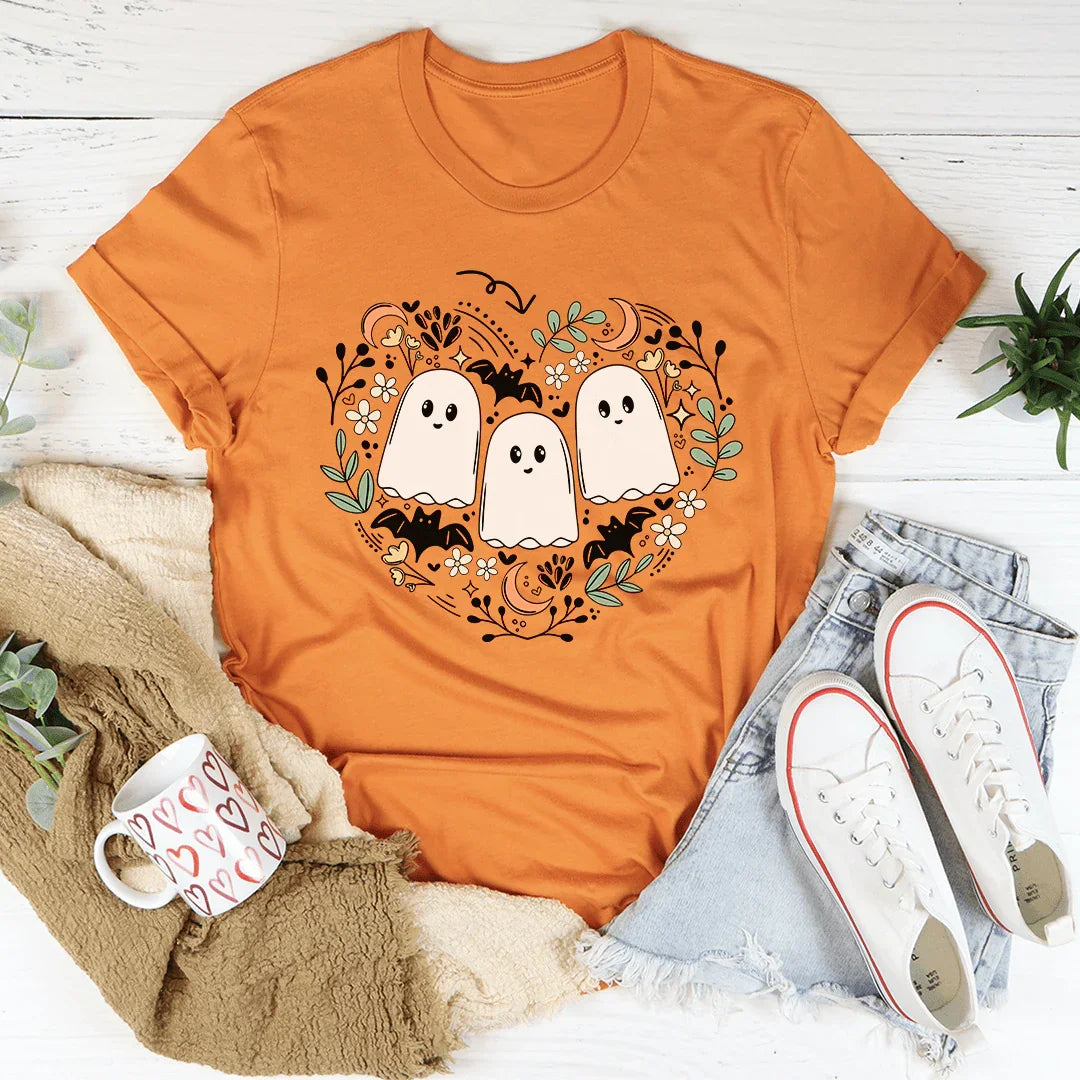 Ghost Halloween Bookish Tee - WonderingCloth