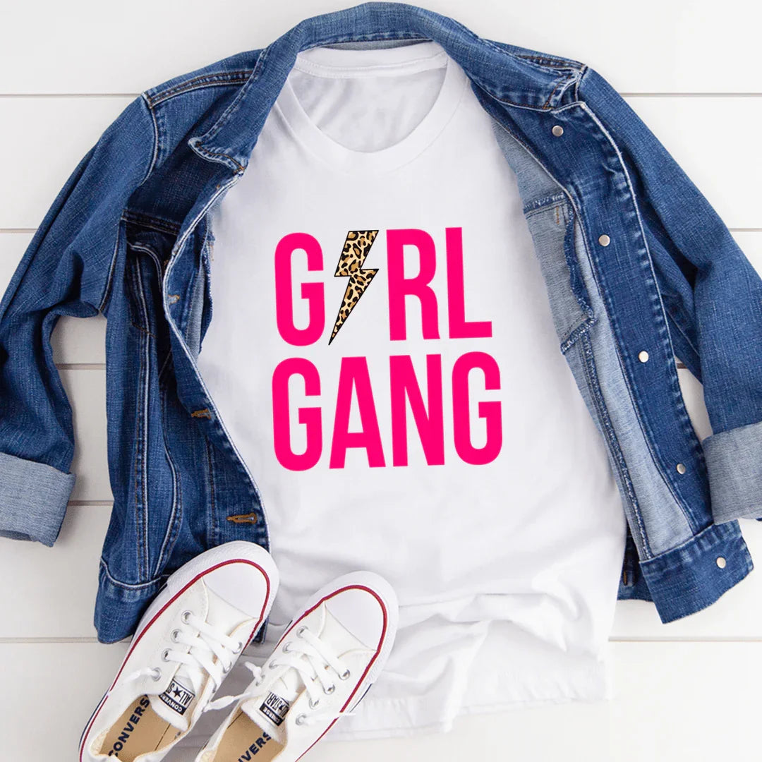 Girl Gang Tee - WonderingCloth