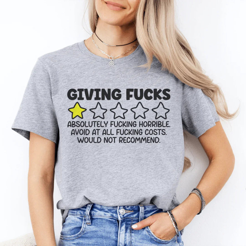 Giving F-cks Absolutely F-cking Horrible Tee - WonderingCloth