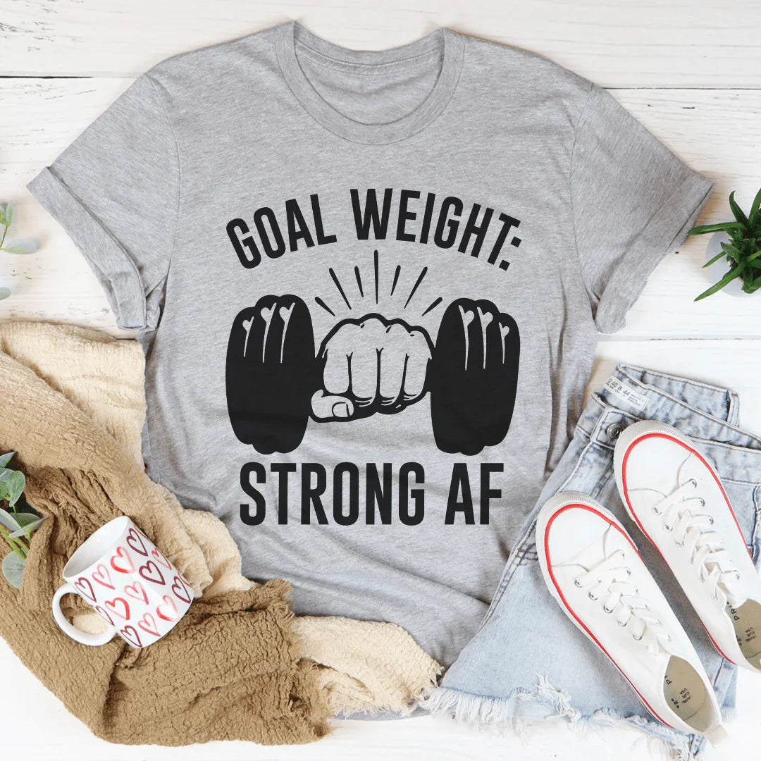 Goal Weight Tee - WonderingCloth