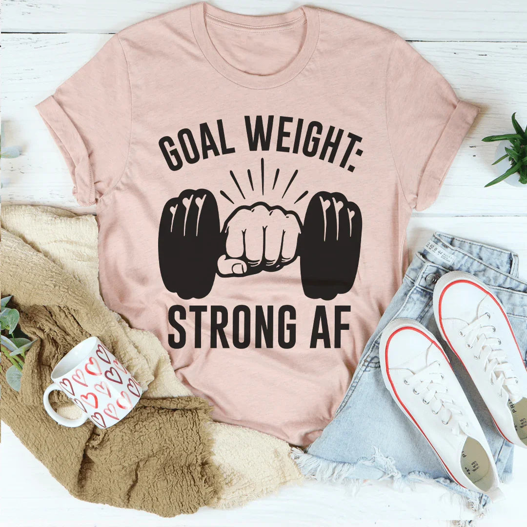 Goal Weight Tee - WonderingCloth