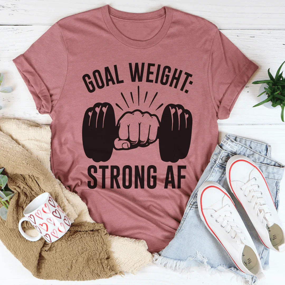 Goal Weight Tee - WonderingCloth