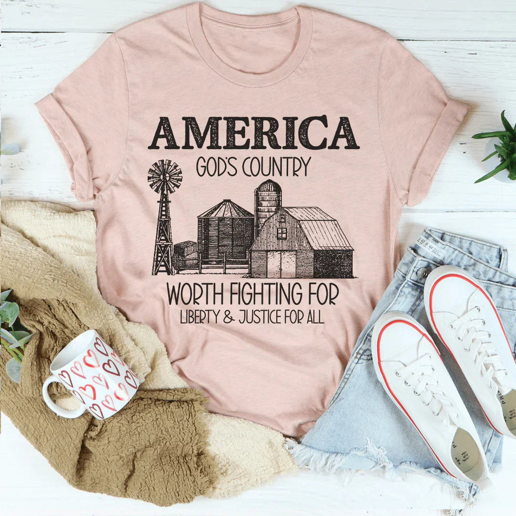 God's Country Tee - WonderingCloth