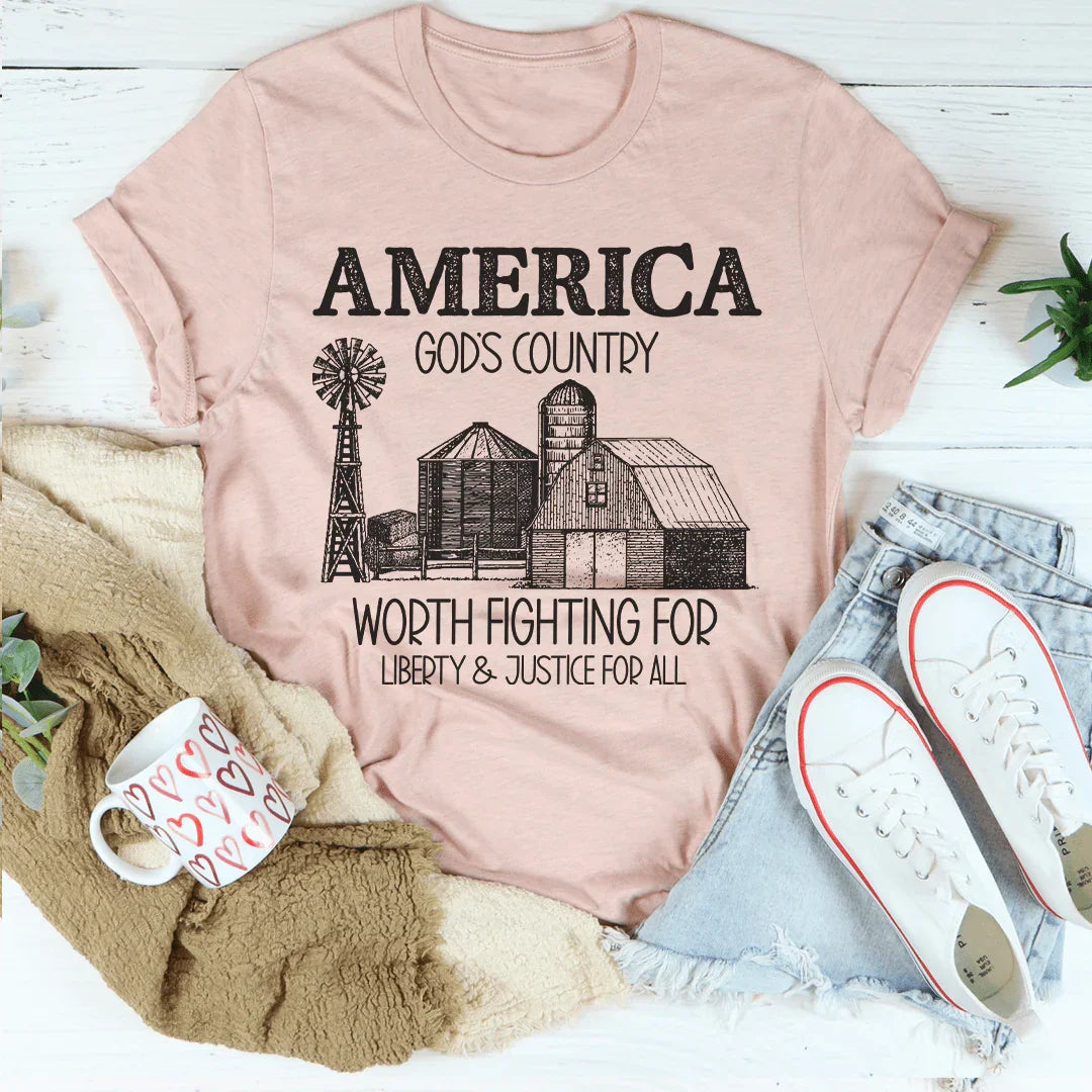 God's Country Tee - WonderingCloth