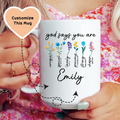 God Says You Are Custom Mug - WonderingCloth