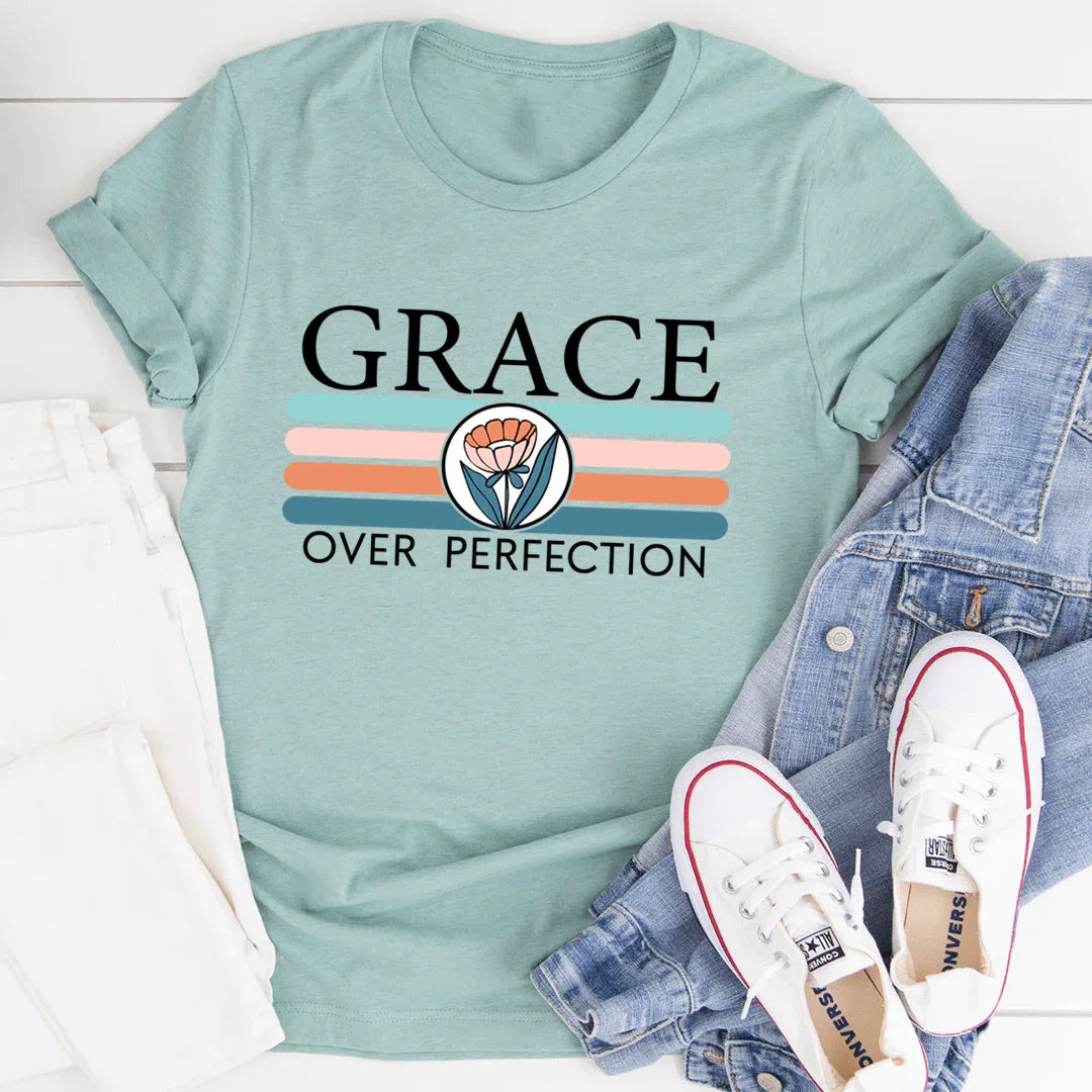 Grace Over Perfection Tee - WonderingCloth