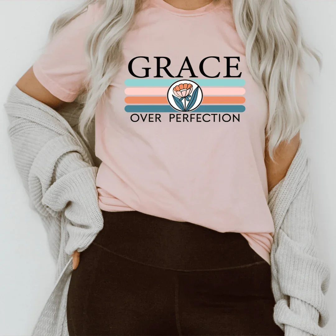 Grace Over Perfection Tee - WonderingCloth