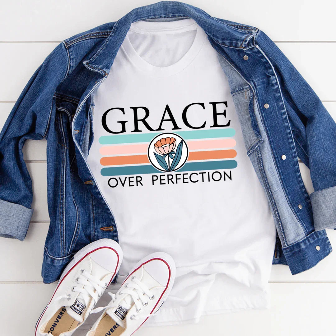 Grace Over Perfection Tee - WonderingCloth
