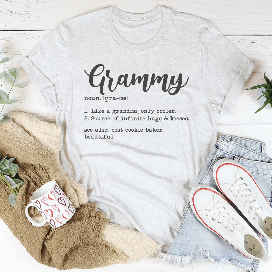 Grammy Like A Grandma Only Cooler Tee - WonderingCloth