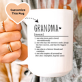 Grandma Custom Mug - WonderingCloth