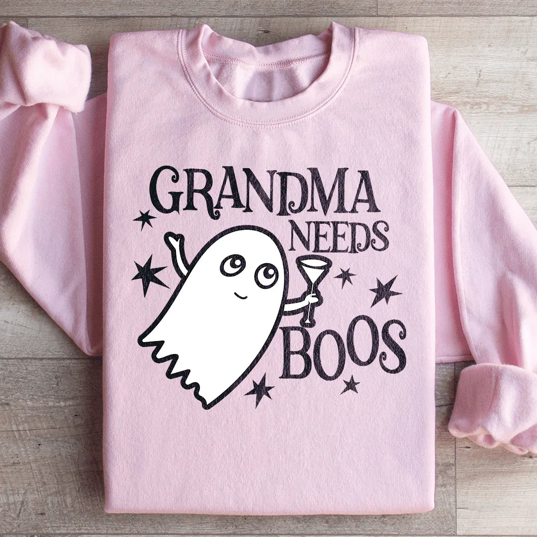 Grandma Needs Boos Sweatshirt - WonderingCloth