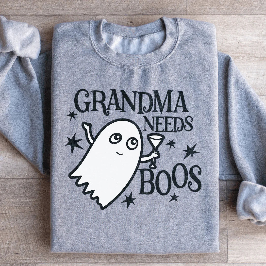 Grandma Needs Boos Sweatshirt - WonderingCloth