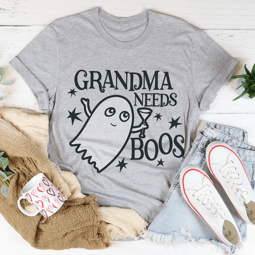 Grandma Needs Boos Tee - WonderingCloth