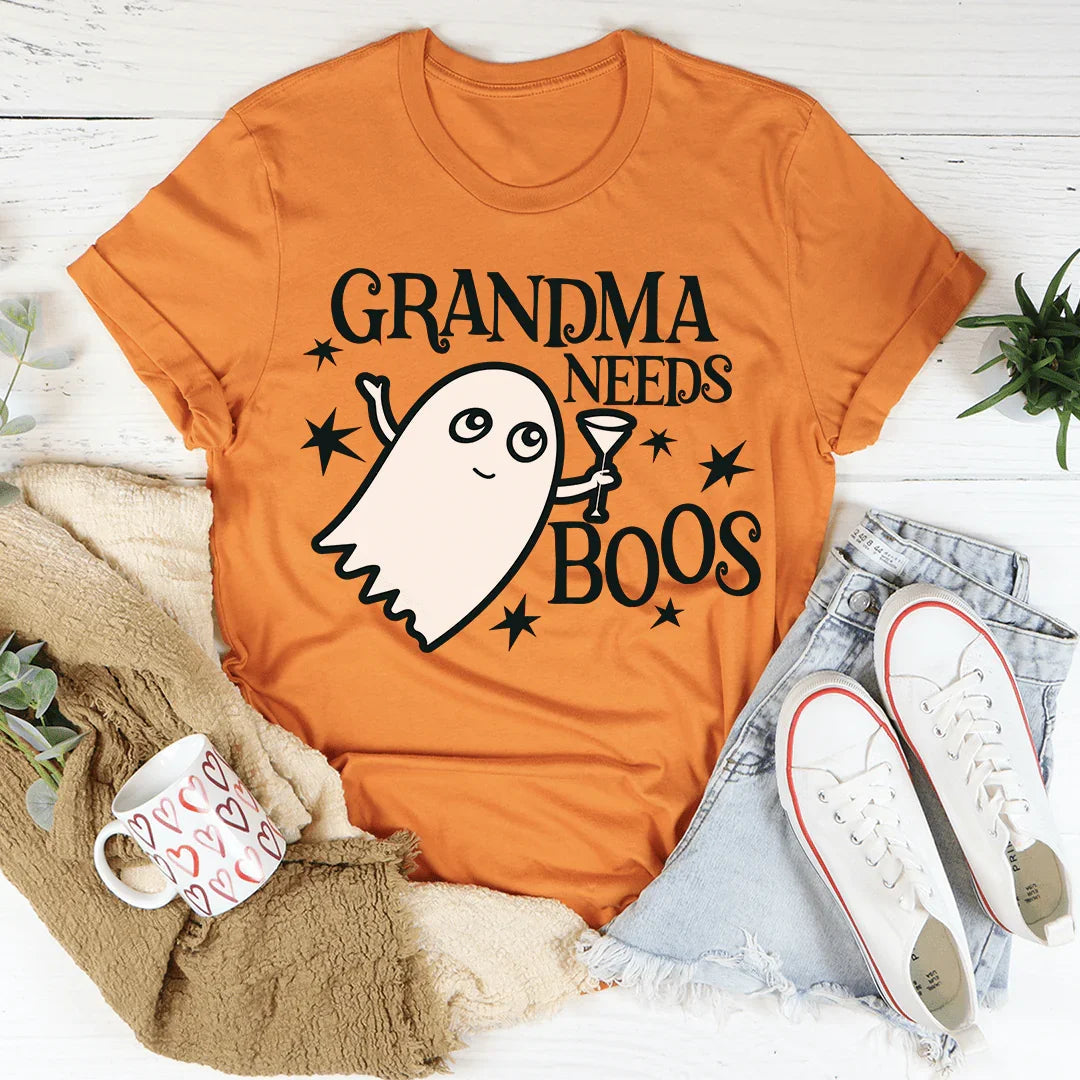 Grandma Needs Boos Tee - WonderingCloth