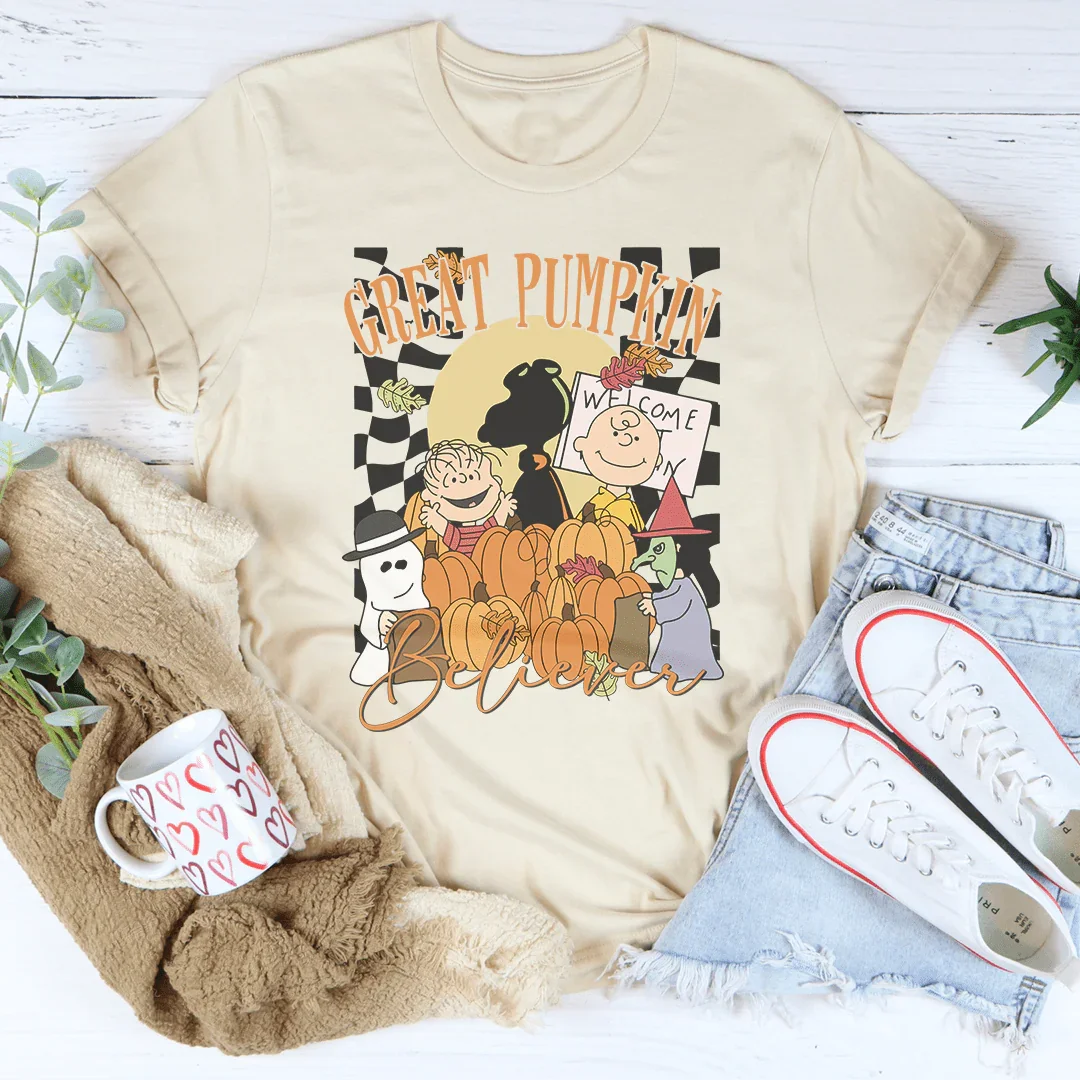 Great Pumpkin Believer Tee - WonderingCloth