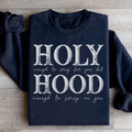 Half Hood Half Holy Sweatshirt - WonderingCloth