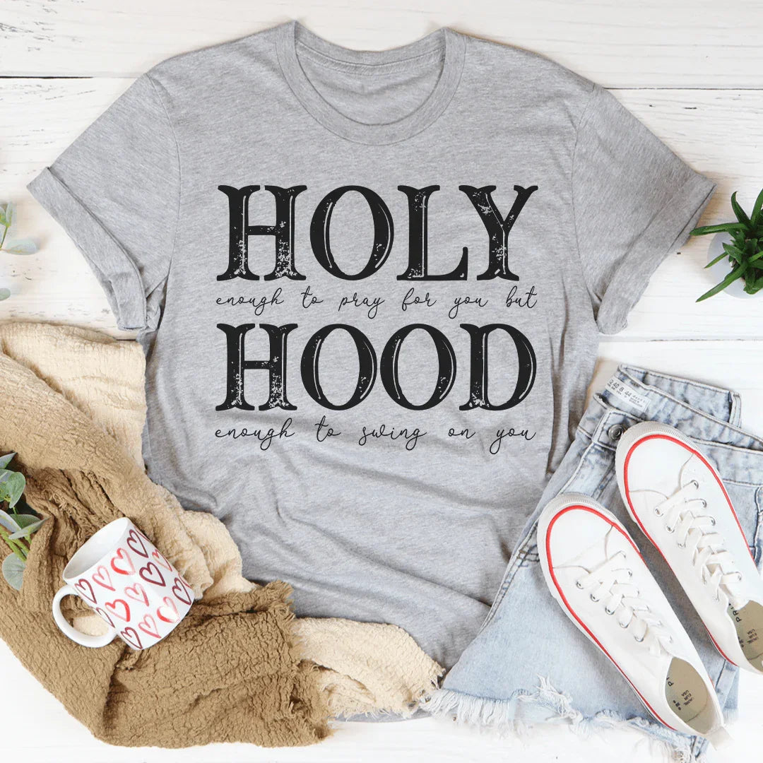 Half Hood Half Holy Tee - WonderingCloth
