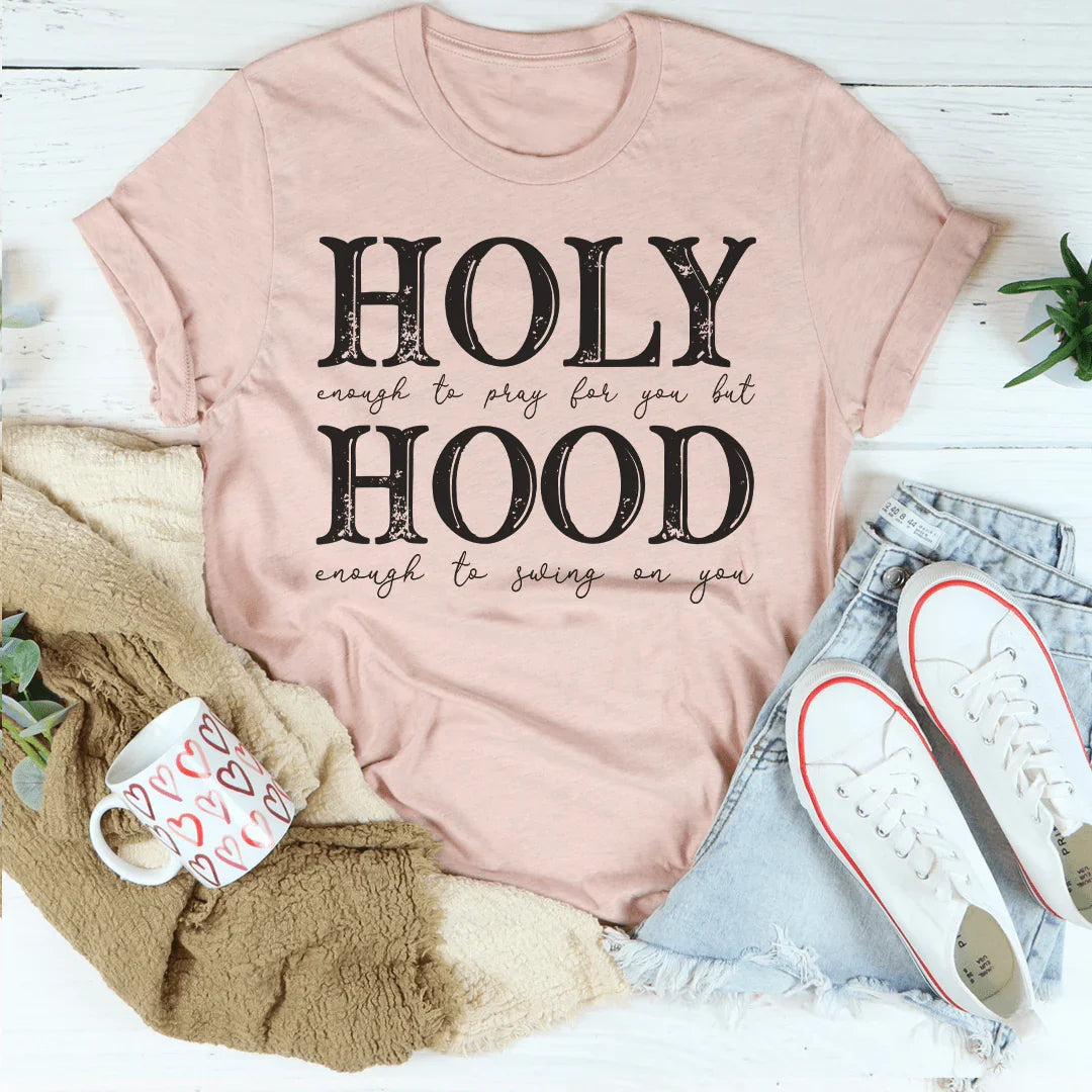 Half Hood Half Holy Tee - WonderingCloth