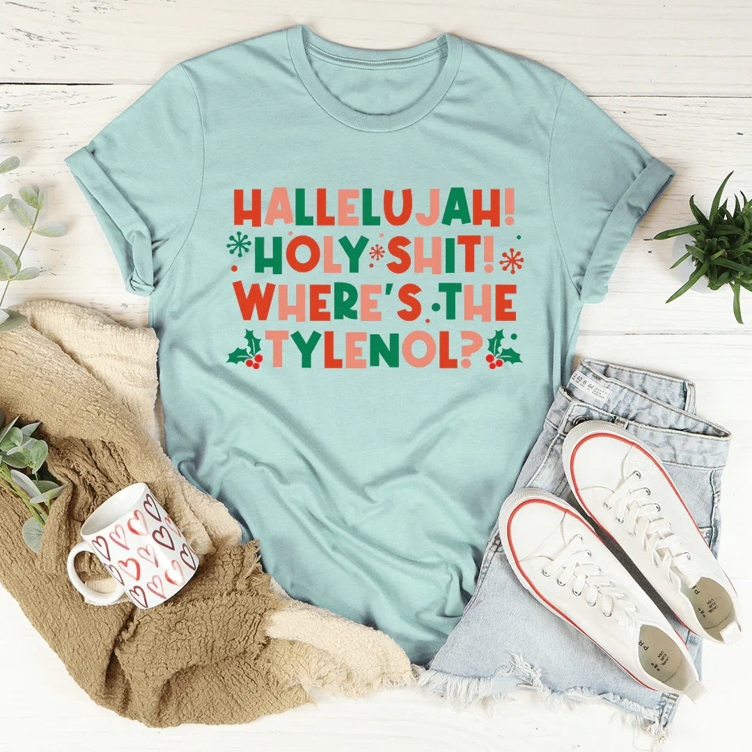 Hallelujah Christmas Tee - WonderingCloth
