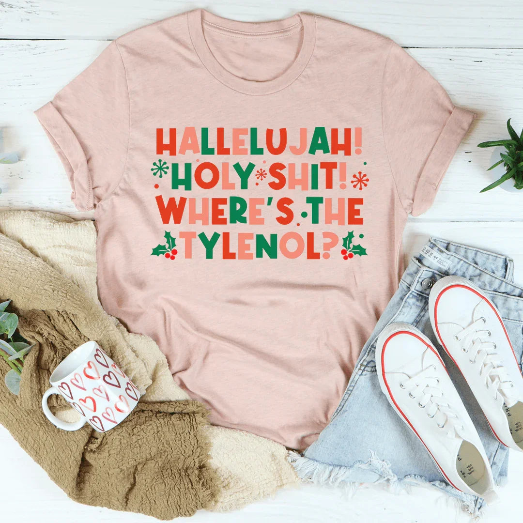 Hallelujah Christmas Tee - WonderingCloth